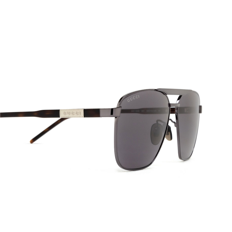 Gucci GG1164S Sunglasses 001 ruthenium - 3/4