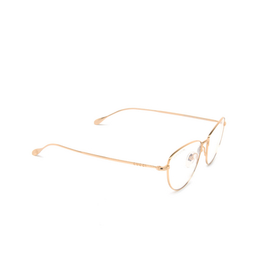 Gucci GG1185S Sunglasses 001 gold - three-quarters view