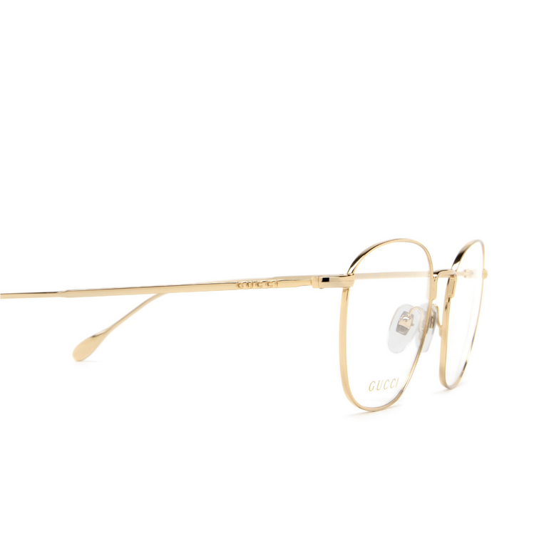 Gucci GG1186O Eyeglasses 003 gold - 3/4
