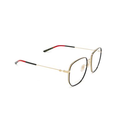 Gucci GG1197OA Korrektionsbrillen 001 gold - Dreiviertelansicht