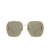 Gafas de sol Gucci GG1207SA 005 gold - Miniatura del producto 1/4