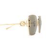 Gucci GG1207SA Sonnenbrillen 005 gold - Produkt-Miniaturansicht 3/4