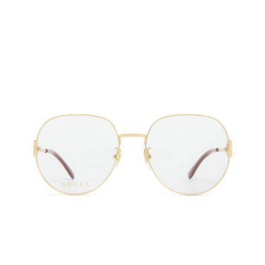 Gucci GG1208O Eyeglasses 001 gold - front view
