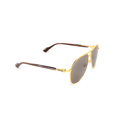 Gafas de sol Gucci GG1220S 002 gold - Vista tres cuartos