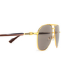 Gucci GG1220S Sunglasses 002 gold - product thumbnail 3/4