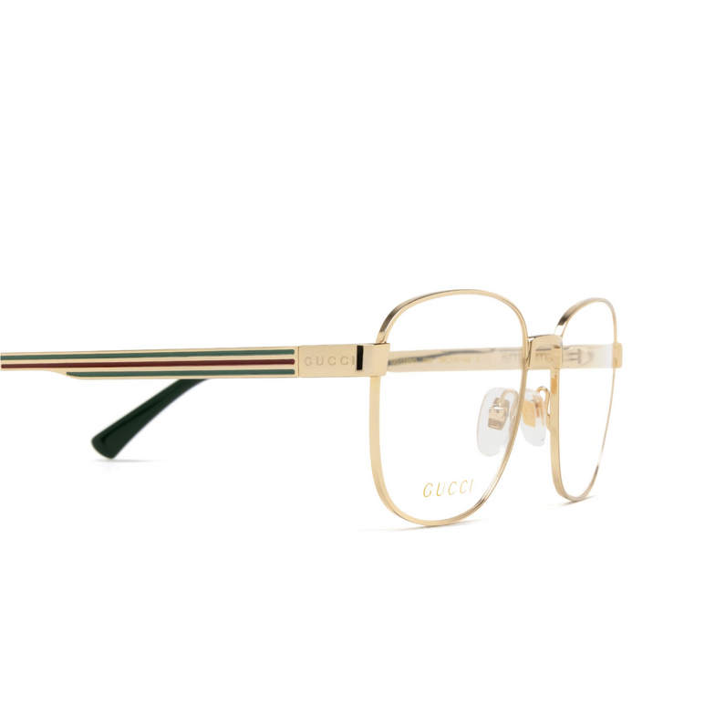 Gucci GG1225O Eyeglasses 002 gold - 3/4