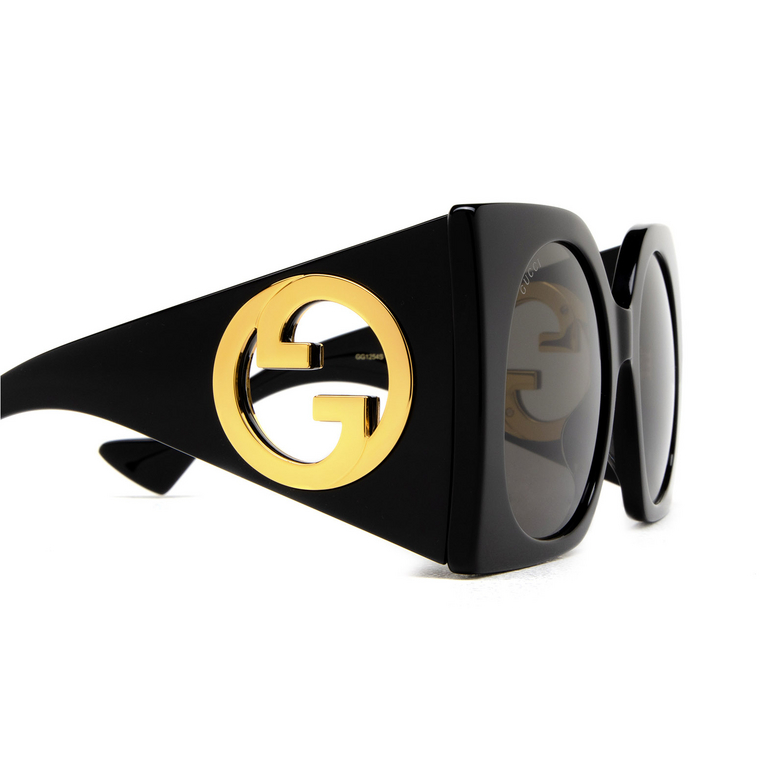 Gucci GG1254S Sunglasses 001 black - 3/5