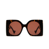 Gucci GG1254S Sunglasses 002 havana - product thumbnail 1/4
