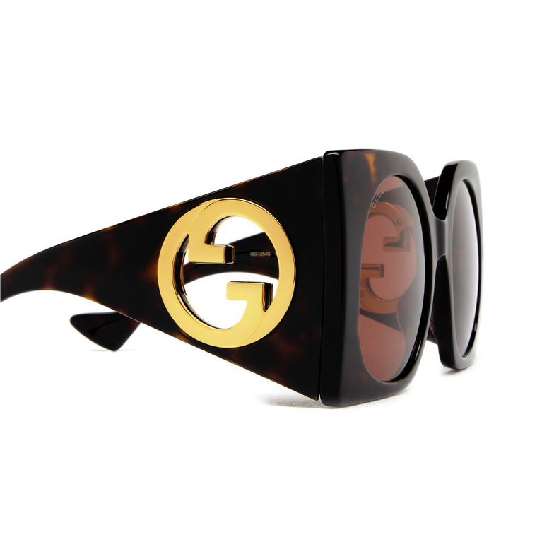 Gucci GG1254S Sunglasses 002 havana - 3/4
