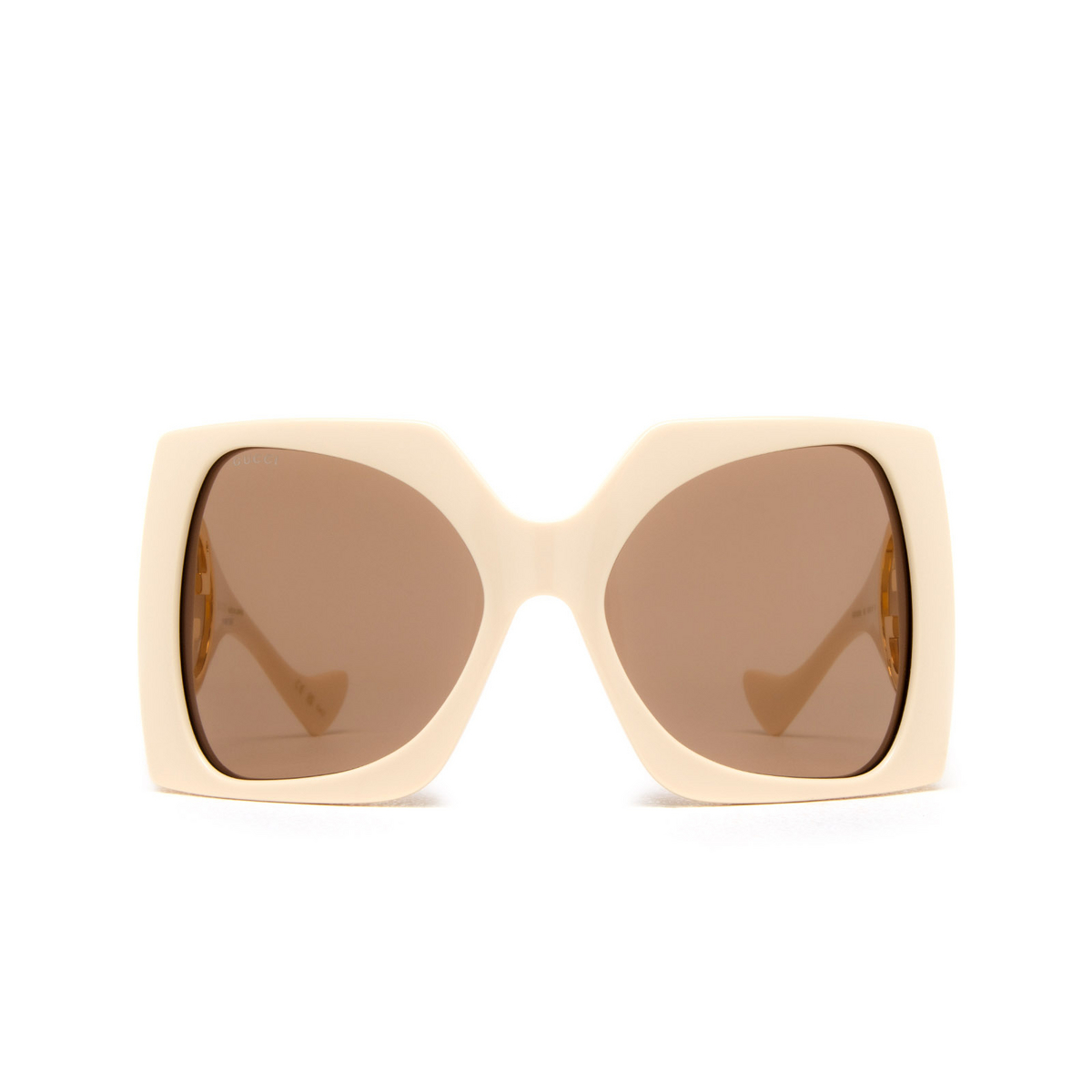 Gucci GG1255S Sunglasses 002 Ivory - front view