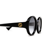 Gucci GG1256S Sunglasses 001 black - product thumbnail 3/4