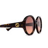 Gafas de sol Gucci GG1256S 002 havana - Miniatura del producto 3/4