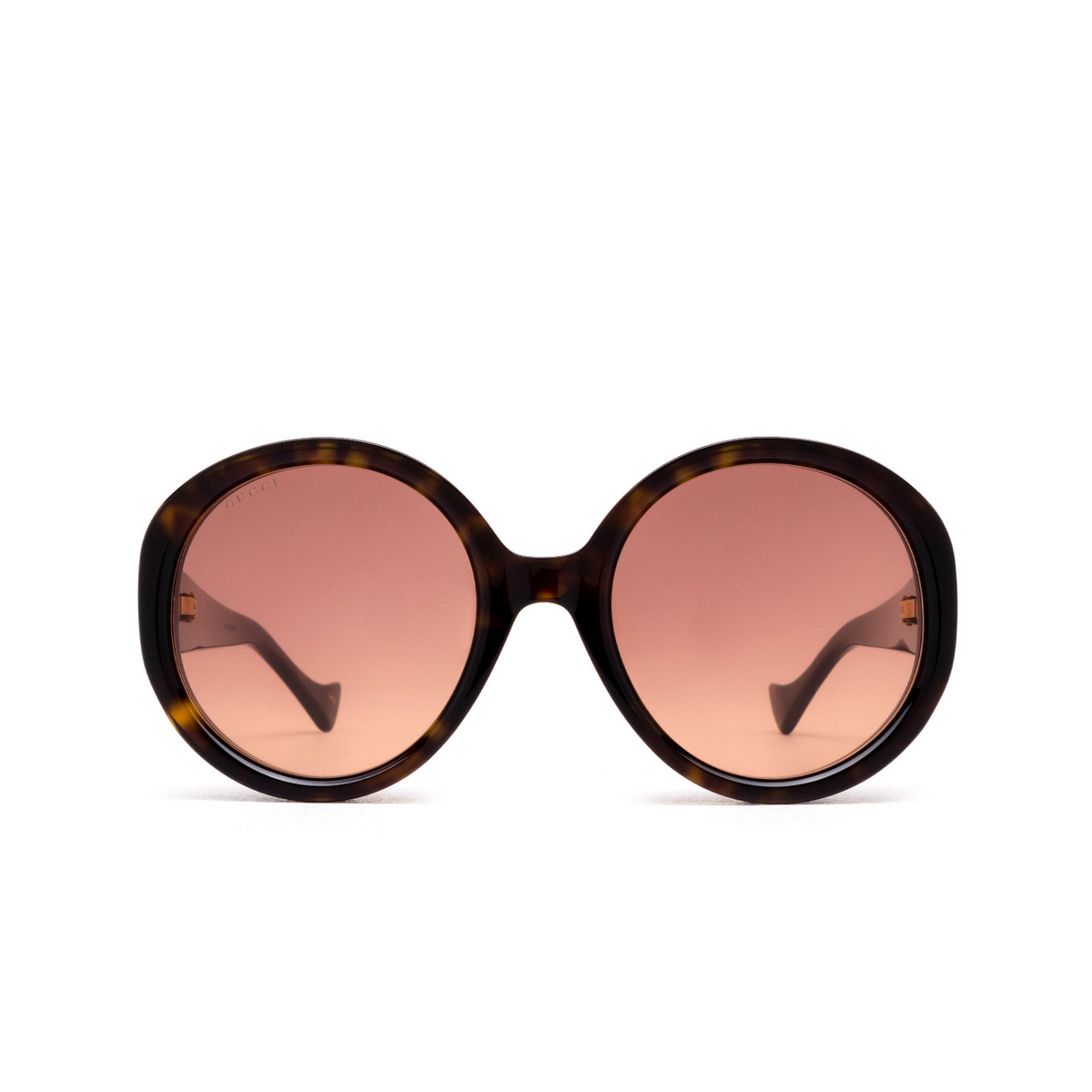 Gucci GG1256S Sunglasses 002 Havana - front view
