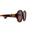 Gucci GG1256S Sunglasses 003 havana - product thumbnail 3/4