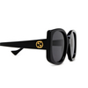 Gucci GG1257S Sunglasses 001 black - product thumbnail 3/5