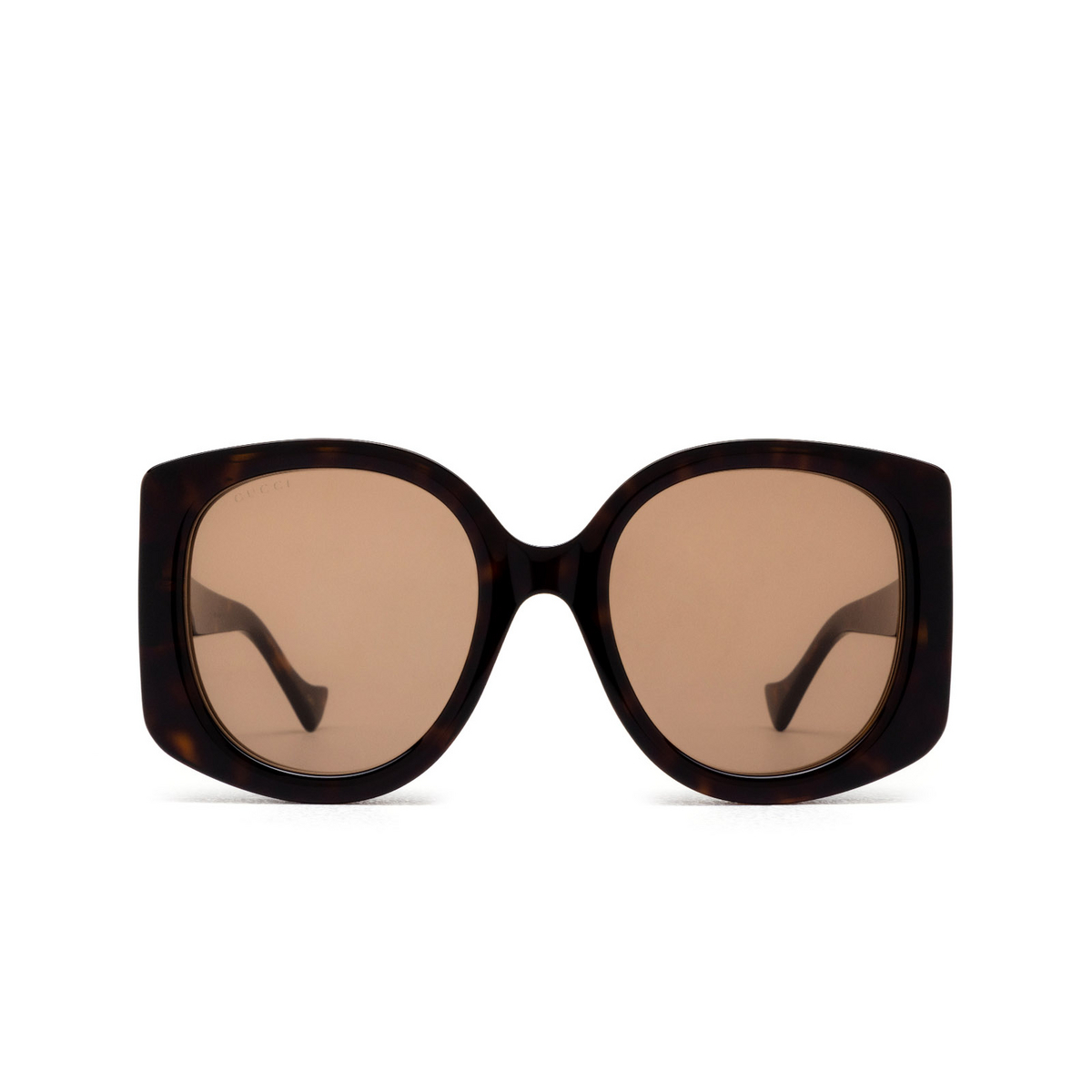 Gucci GG1257S Sunglasses 002 Havana - front view