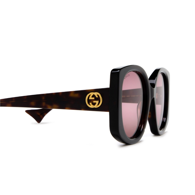Gucci GG1257S Sunglasses 003 havana - 3/4