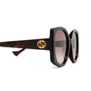 Gucci GG1257SA Sunglasses 003 havana - product thumbnail 3/4