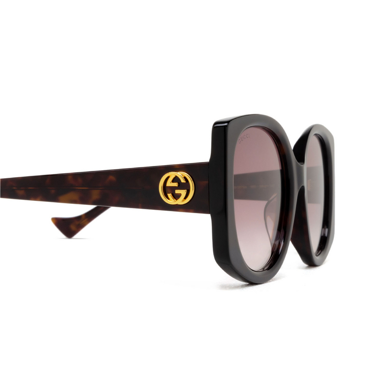 Gucci GG1257SA Sunglasses 003 havana - 3/4