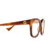 Gucci GG1258O Korrektionsbrillen 006 havana - Produkt-Miniaturansicht 3/4