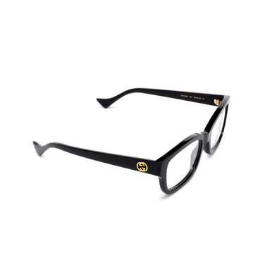 Gucci GG1259O Eyeglasses 004 black - three-quarters view
