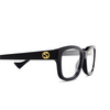 Gucci GG1259O Korrektionsbrillen 004 black - Produkt-Miniaturansicht 3/4