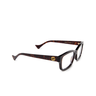 Gucci GG1259O Korrektionsbrillen 005 havana - Dreiviertelansicht
