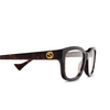 Gucci GG1259O Korrektionsbrillen 005 havana - Produkt-Miniaturansicht 3/4
