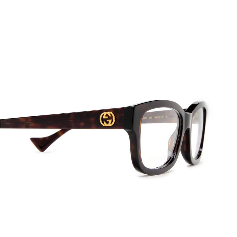Gucci GG1259O Eyeglasses 005 havana - 3/4