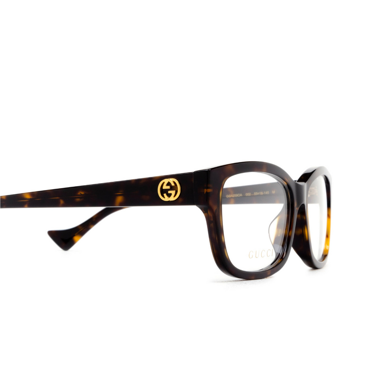 Gucci GG1259OA Eyeglasses 002 havana - 3/4