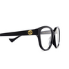 Gucci GG1260OA Eyeglasses 001 black - product thumbnail 3/5