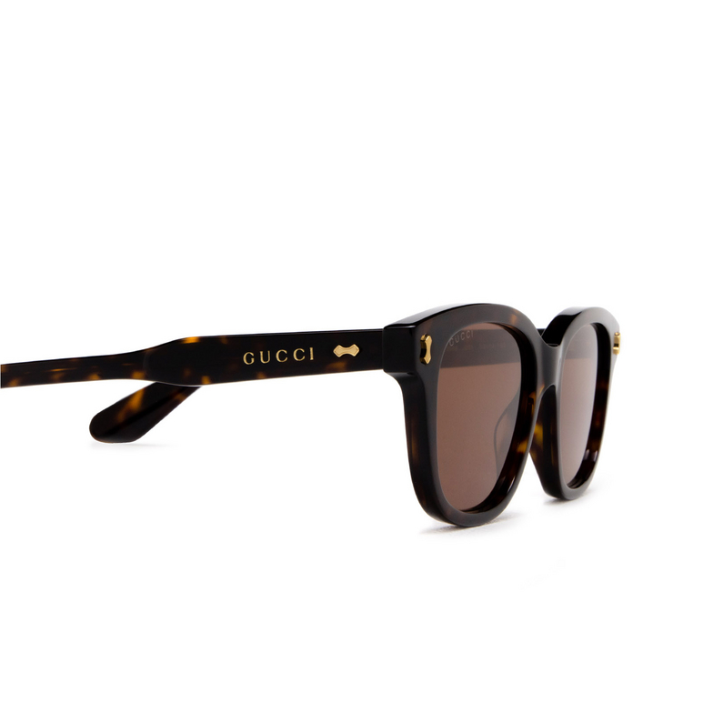 Gucci GG1264S Sunglasses 005 havana - 3/4
