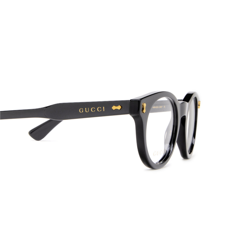 Gucci GG1266O Eyeglasses 001 black - 3/4