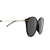 Gucci GG1268SA Sunglasses 001 black - product thumbnail 3/4