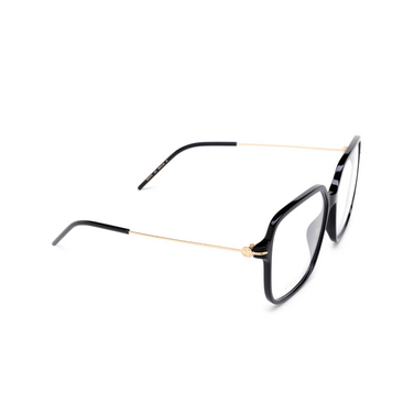 Gucci GG1271O Korrektionsbrillen 001 black - Dreiviertelansicht