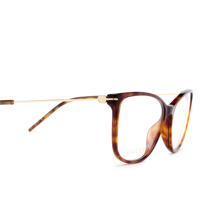 Gucci GG1272O Eyeglasses 002 havana - 3/4
