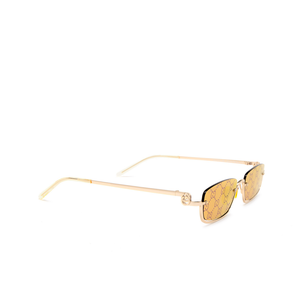 Gucci GG1278S Sunglasses 005 Gold - three-quarters view
