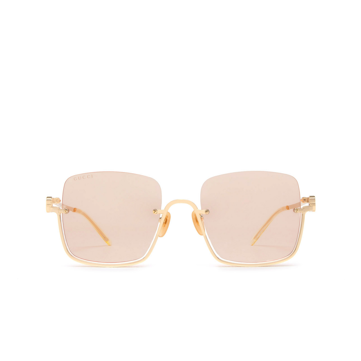 Gucci GG1279S Sunglasses 005 Gold - front view
