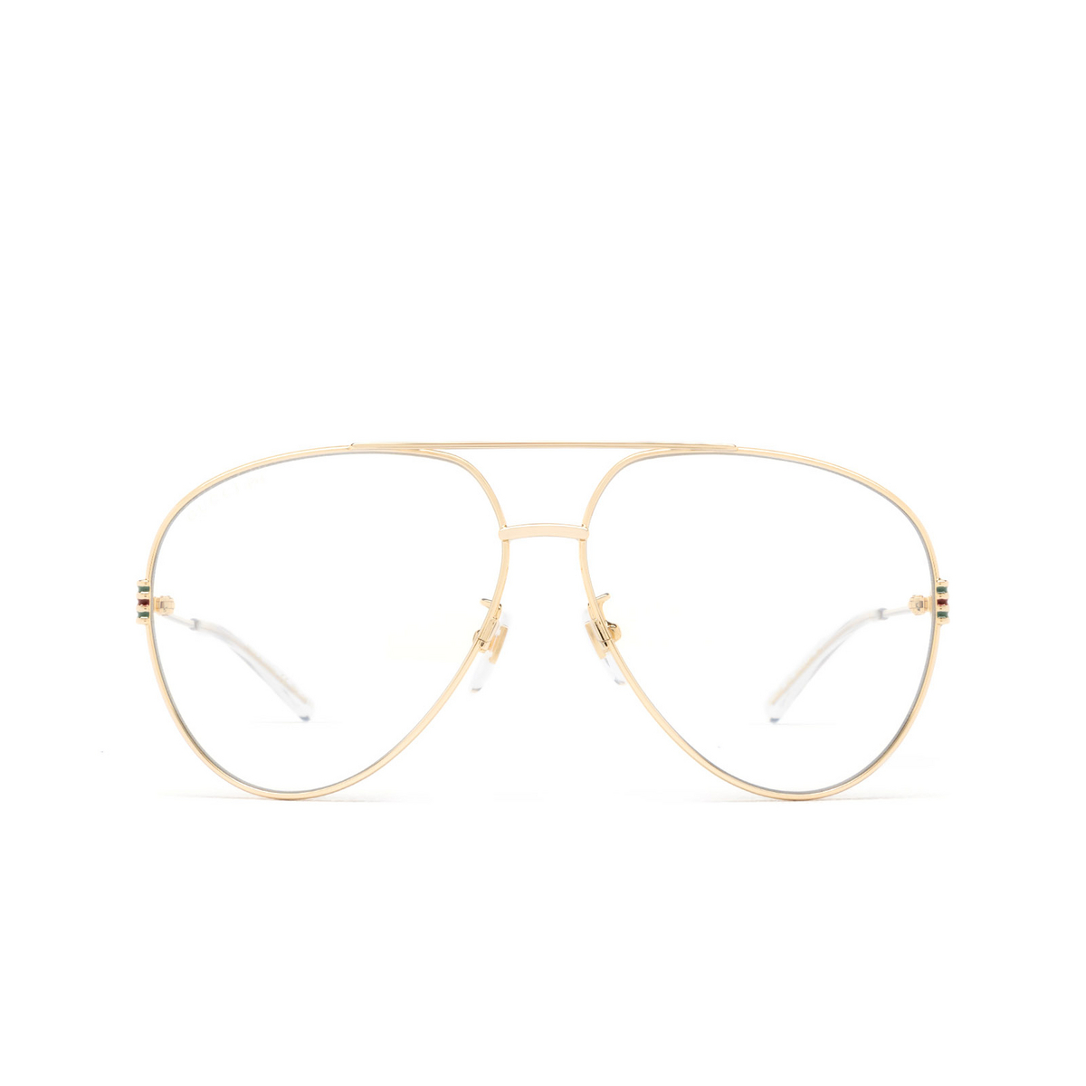 Gucci GG1280S Sunglasses 001 Gold - front view