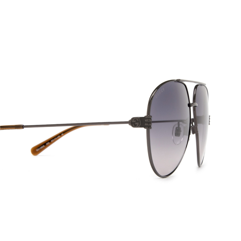 Gucci GG1280S Sunglasses 002 ruthenium - 3/4