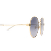 Gafas de sol Gucci GG1281SK 001 gold - Miniatura del producto 3/5