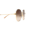 Gafas de sol Gucci GG1281SK 002 gold - Miniatura del producto 3/4