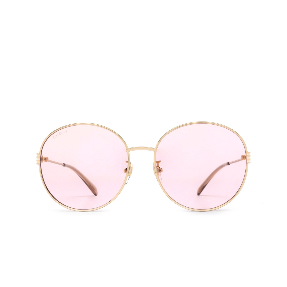 Gucci GG1281SK Sunglasses 004 Gold - front view