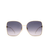 Gafas de sol Gucci GG1282SA 002 gold - Miniatura del producto 1/4