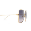 Gafas de sol Gucci GG1282SA 002 gold - Miniatura del producto 3/4