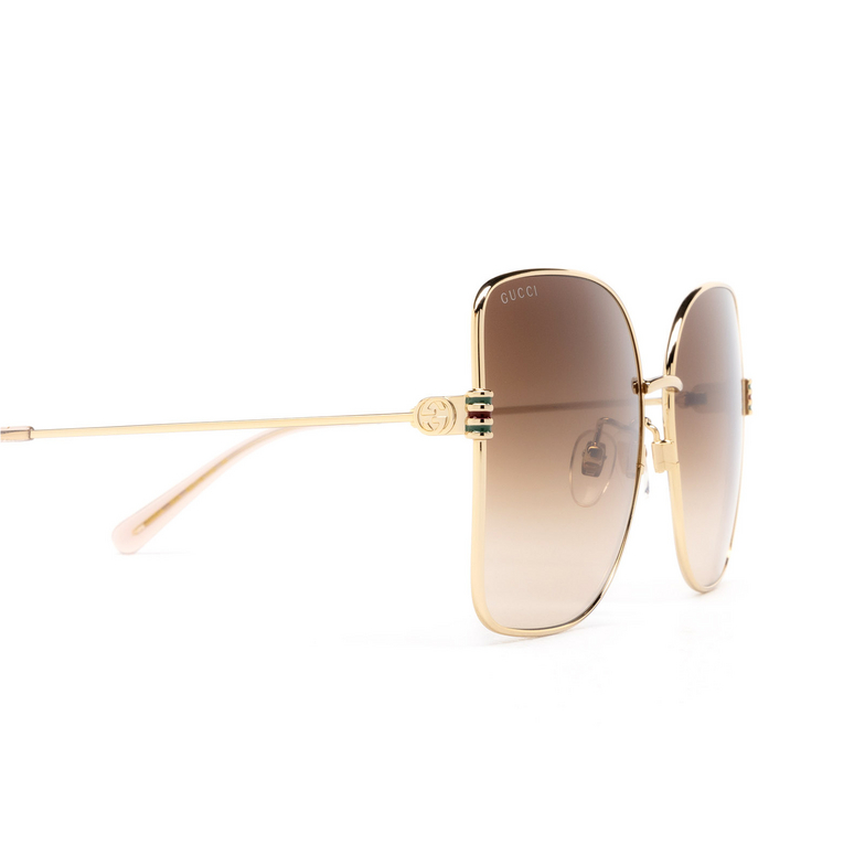 Gucci GG1282SA Sunglasses 003 gold - 3/4