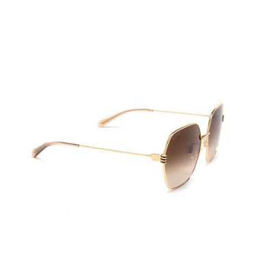 Gafas de sol Gucci GG1285SA 002 gold - Vista tres cuartos