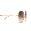 Gafas de sol Gucci GG1285SA 002 gold - Miniatura del producto 3/4