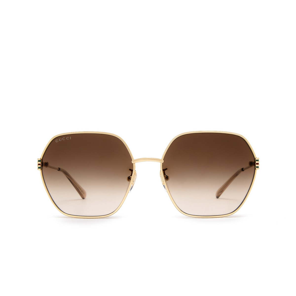 Gucci GG1285SA Sunglasses 002 Gold - front view