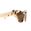 Lunettes de soleil Gucci GG1294S 003 ivory - Vignette du produit 3/4